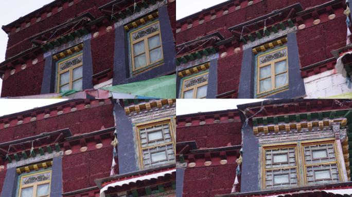 高原布达拉宫西藏民族建筑中华民族博物馆
