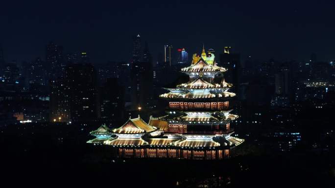 南京鼓楼阅江楼地标下关