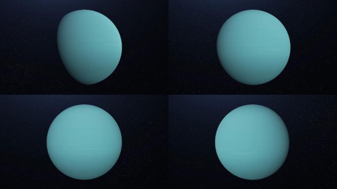 天王星的抽象动画。