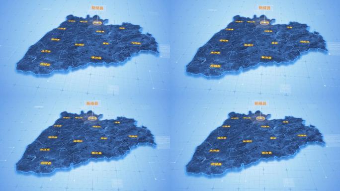 运城新绛县三维科技地图