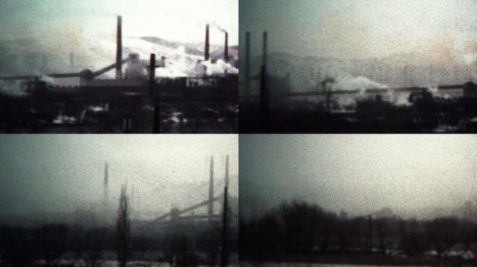 工厂烟囱污染工业革命第一次工业革命蒸汽机