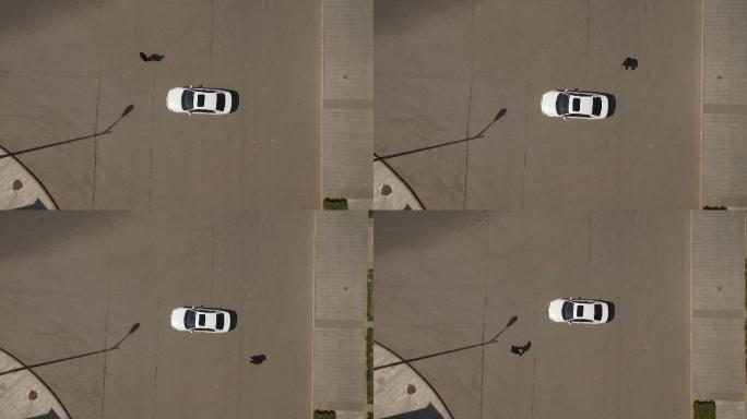 航拍测试汽车小轿车盲区 (1)