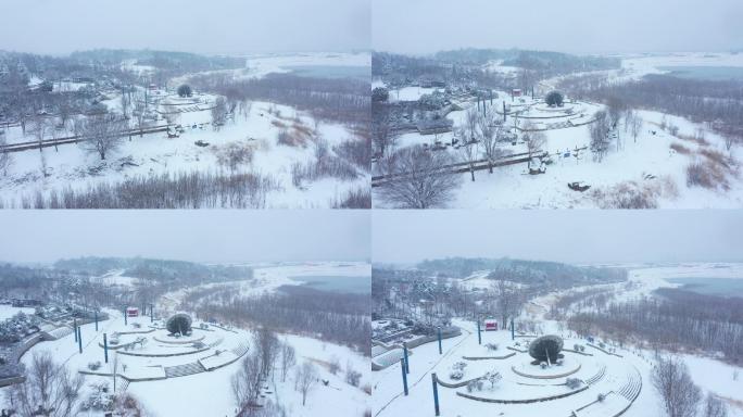 黄河雪景