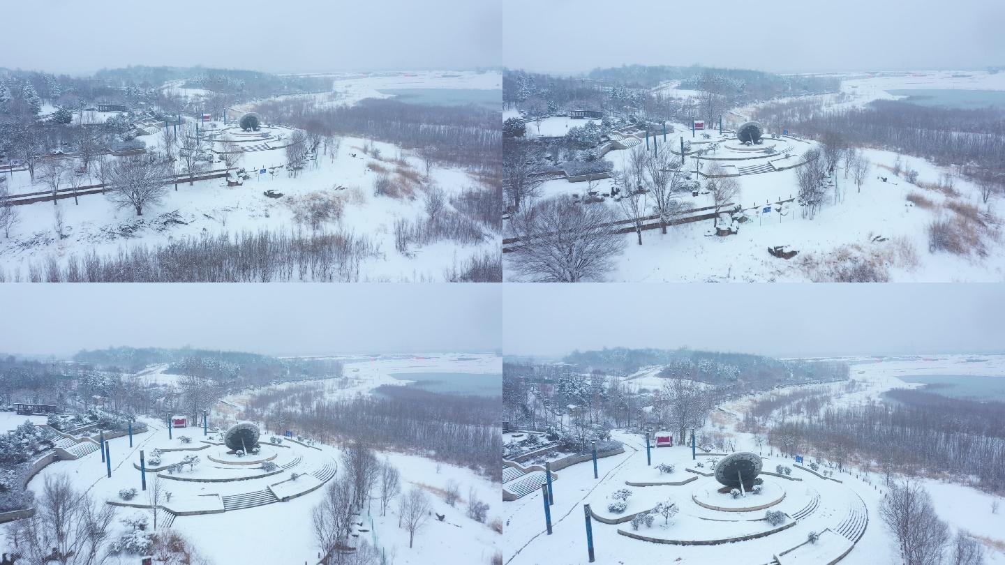 黄河雪景