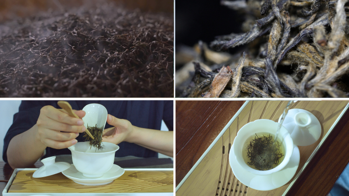 红茶利川红纤毫茶汤特写