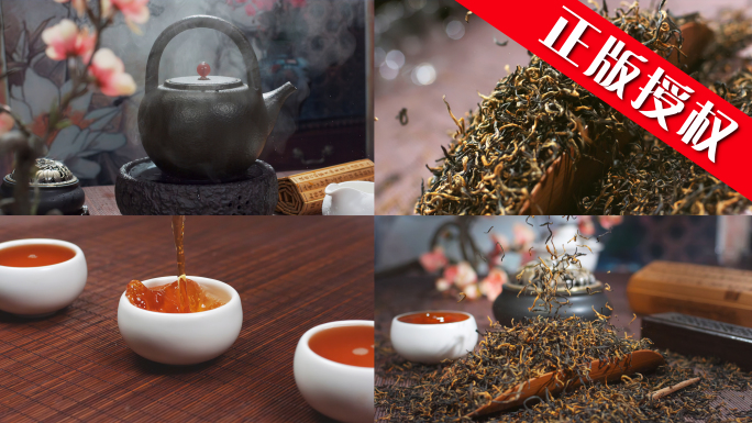 茶红茶艺泡茶倒茶叶春茶采茶叶水滴水茶文化