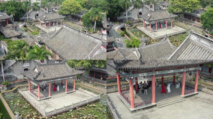 新桥万景楼古建筑庭院