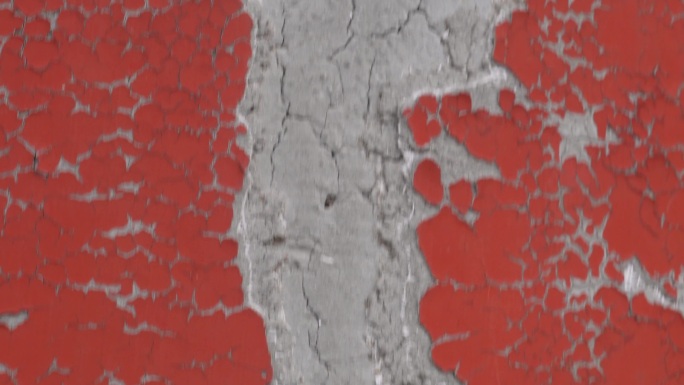 红漆石柱古迹文物古建筑龟裂掉漆 (3)
