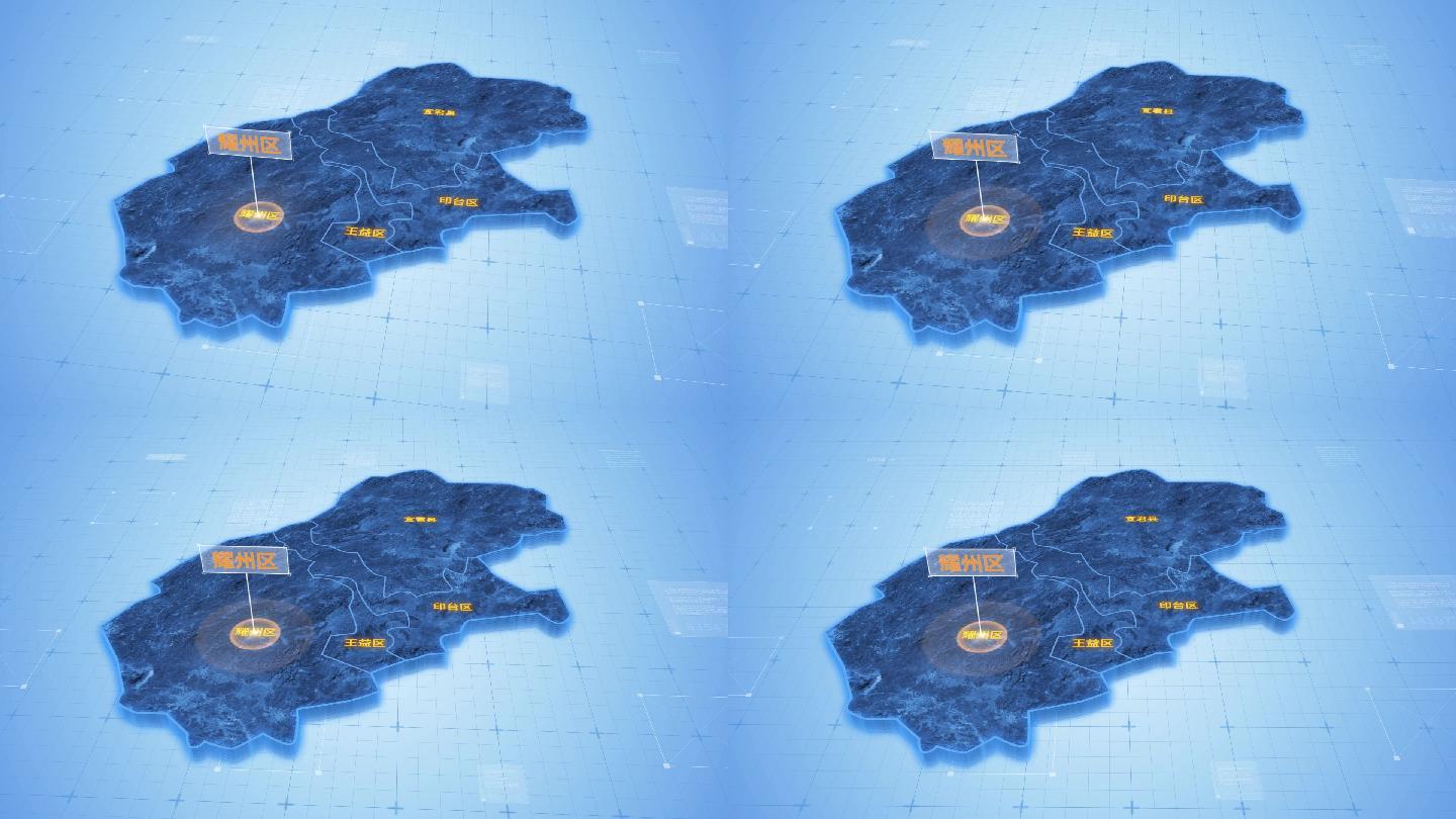 铜川耀州区三维科技地图
