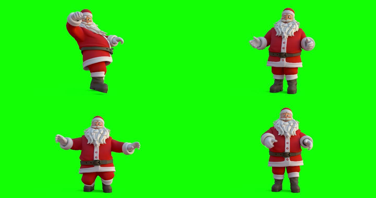 圣诞老人舞蹈动画