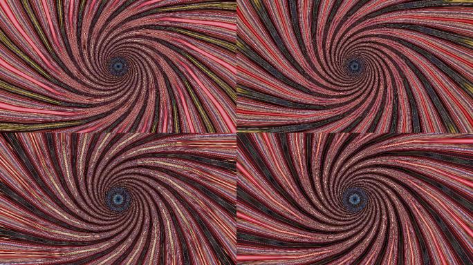 抽象动感螺旋空间魔幻眼睛VJ素材-1