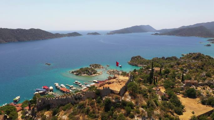 土耳其的一个小岛景观