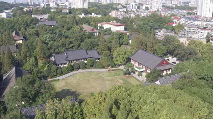 南京大学大景航拍空镜