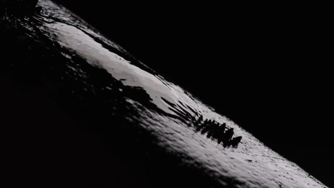 黑色磁液体火箭发射航空航天月球