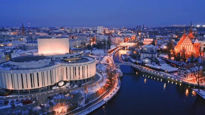 波兰比德戈斯茨冬季歌剧院。