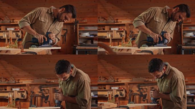 木板切割手工艺雕刻文化传承工匠精神