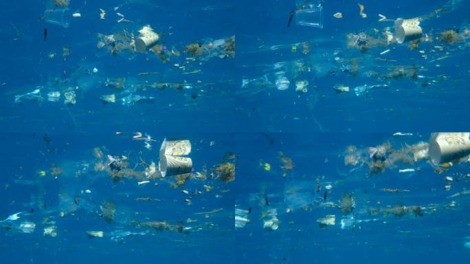 塑料垃圾污染环境水污染不可降解塑料污染