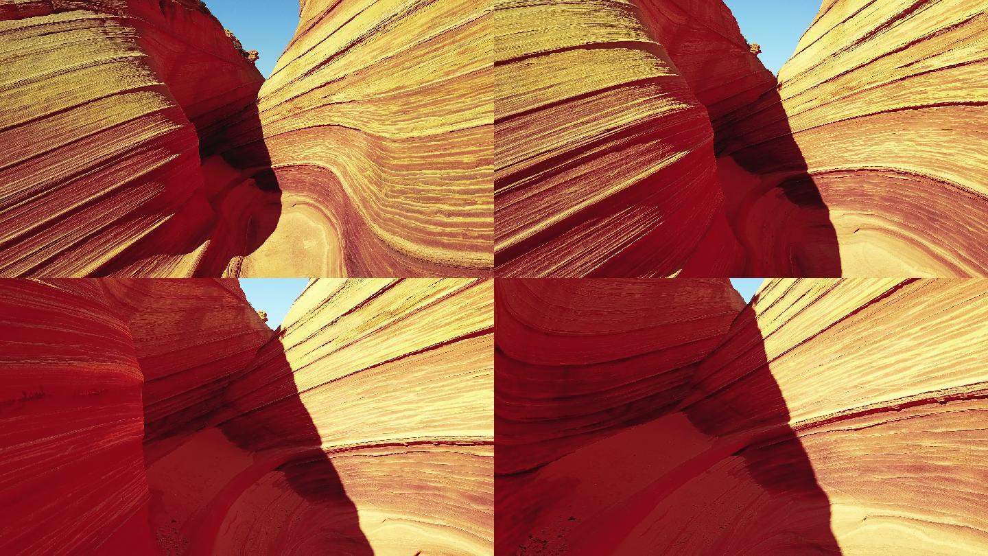 亚利桑那州的峡谷张掖丹霞地质公园彩色丘陵
