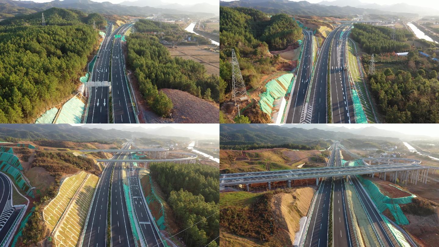 新建高速公路竣工