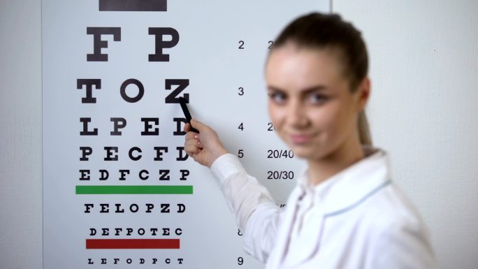 视力测试国外视力测试测试势力医院测试视力