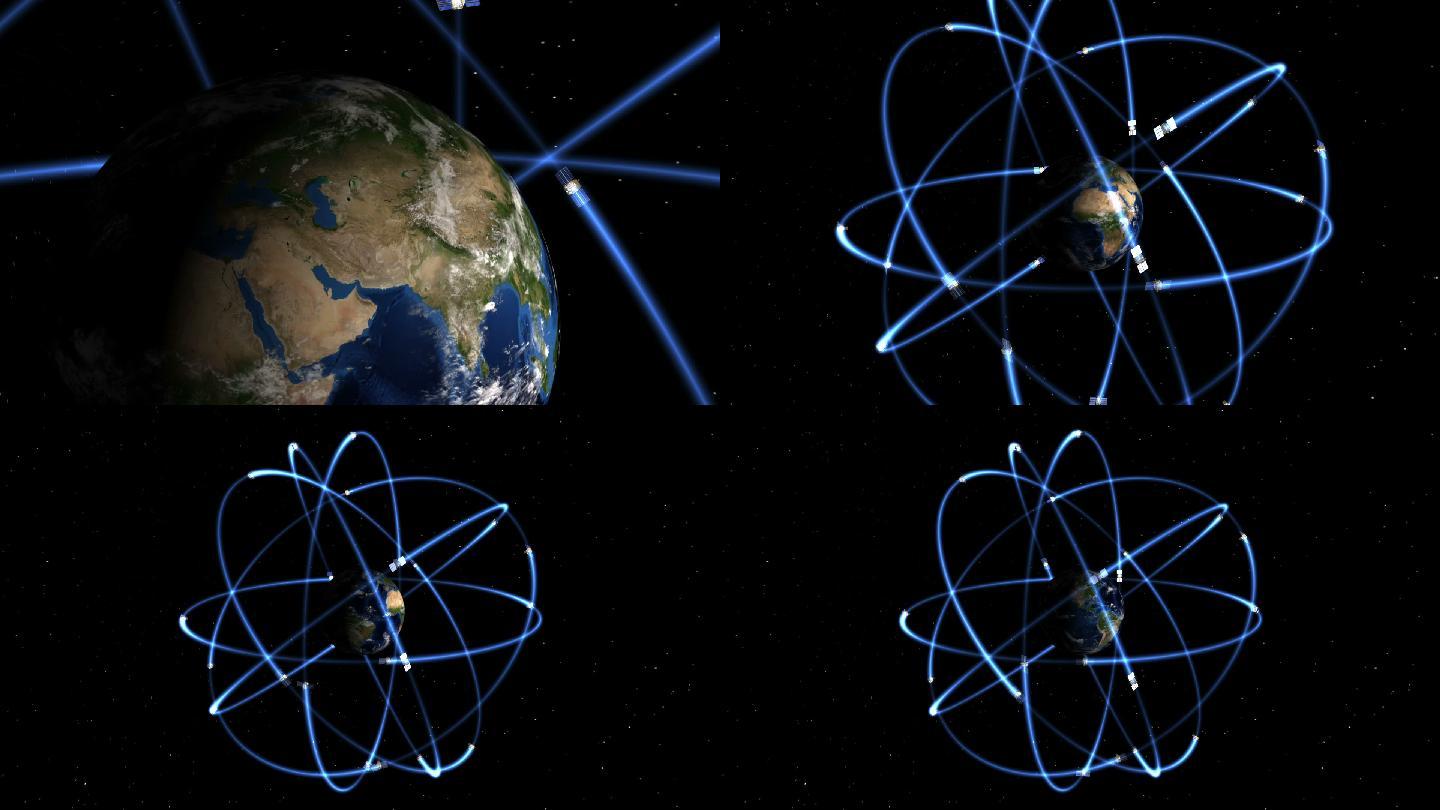GPS卫星星座地球村通讯技术间谍轨道