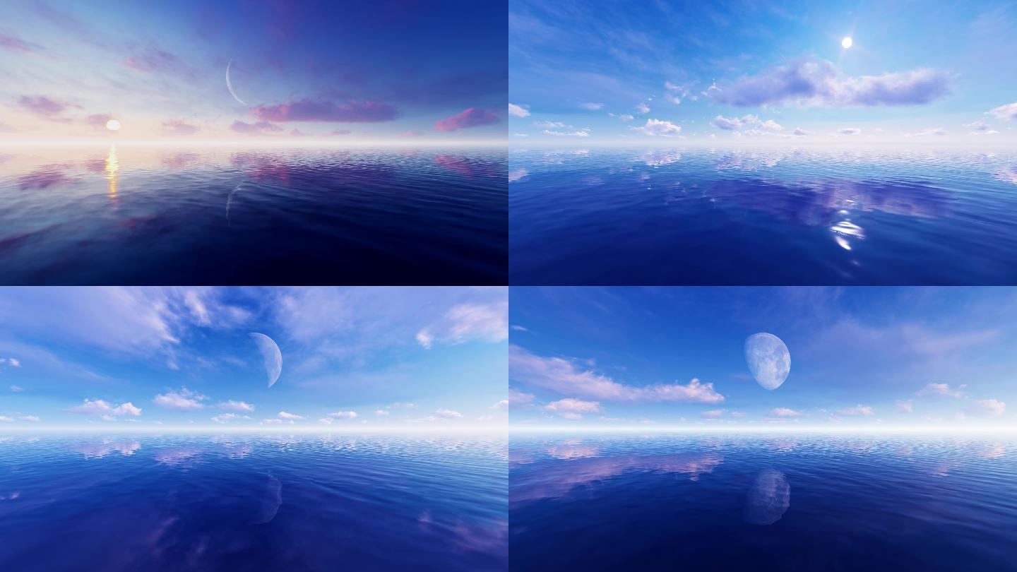 4k时光流逝日月交替