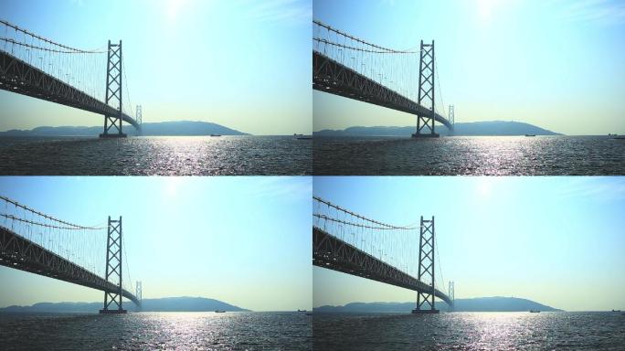 日本明石海峡大桥海上桥梁跨海