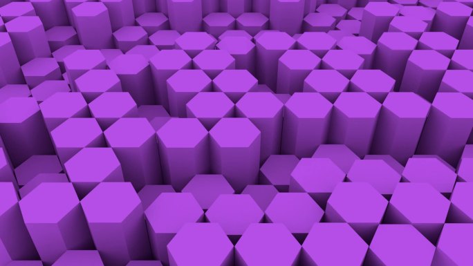紫色凹凸水泥柱效果背景视频