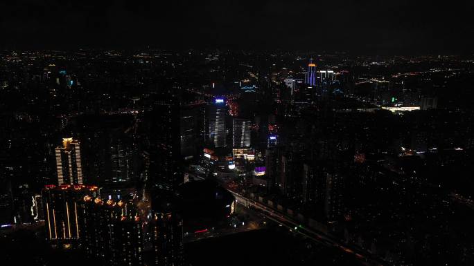 4K原素材-航拍上海长宁来福士广场