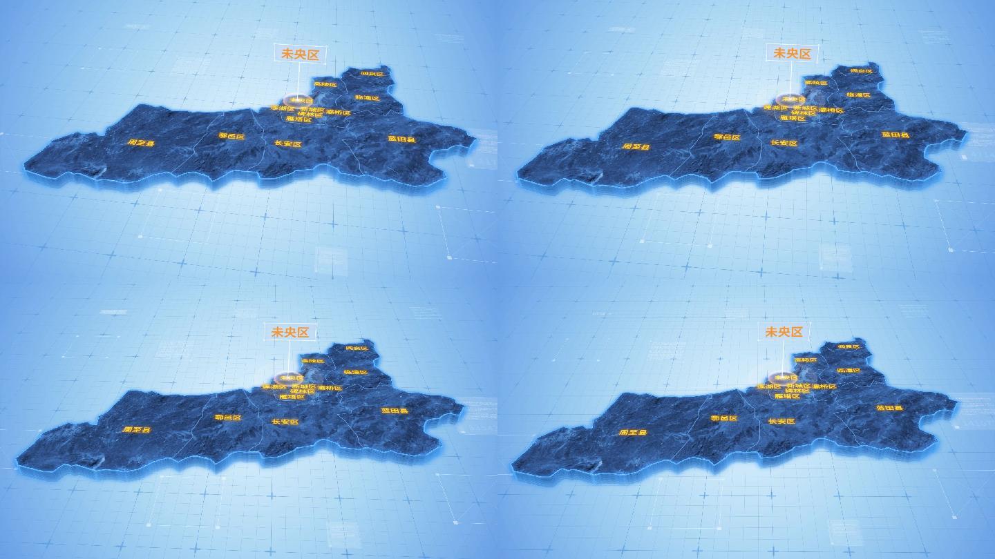 西安未央区三维科技地图