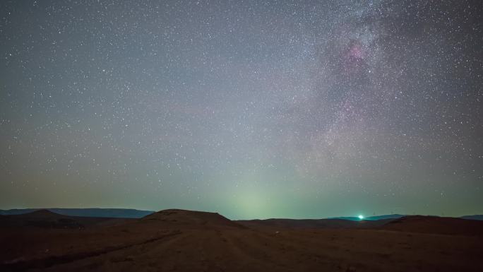 云南大山包银河星空下降