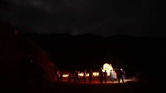 正月 十五 元宵节 灯笼 农村 民俗