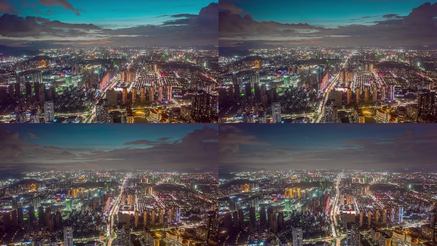 【正版原创实拍】惠州市大亚湾夜景航拍