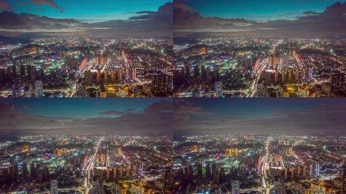 【正版原创实拍】惠州市大亚湾夜景航拍