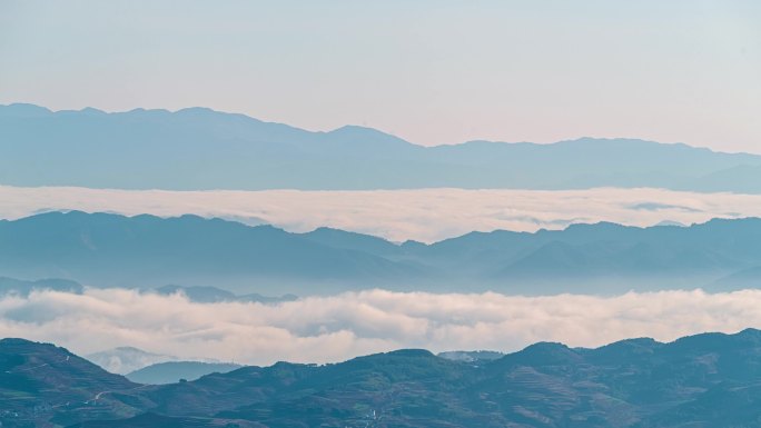 云南大山包景区云海