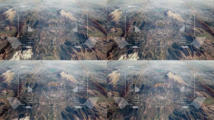 Hud未来空中监视天桥神秘山