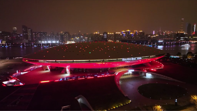 【4K60帧】上海梅赛德斯奔驰中心航拍