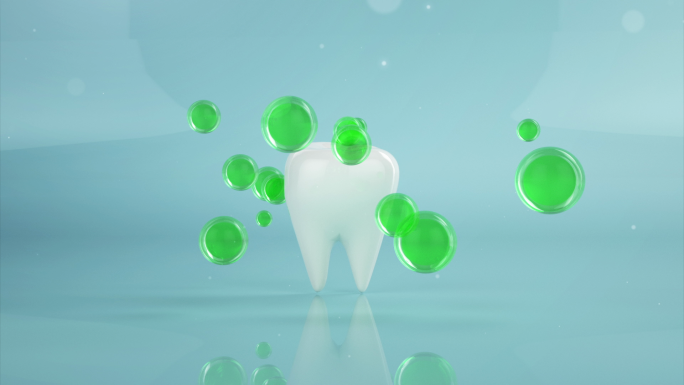 牙齿美白效果01-视频素材