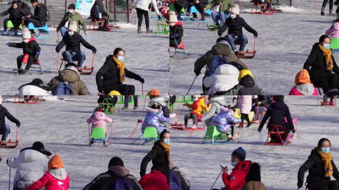 溜冰滑冰冰场冬季游乐项目 (3)