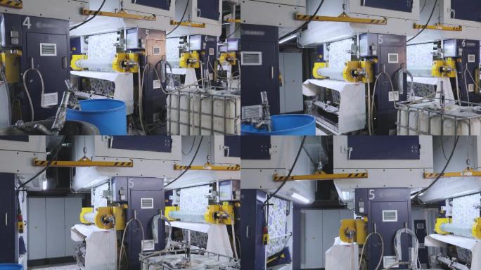 墙纸生产车间专业印刷机印花机自动化