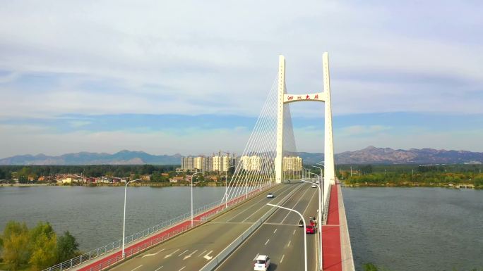 航拍泗水大桥