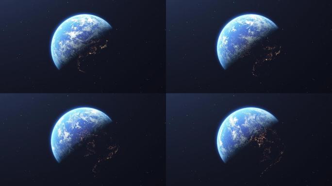 【版权】4K地球转动