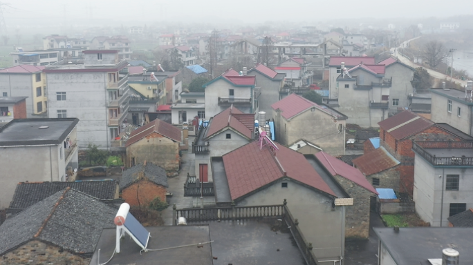 航拍 新农村 农村现状