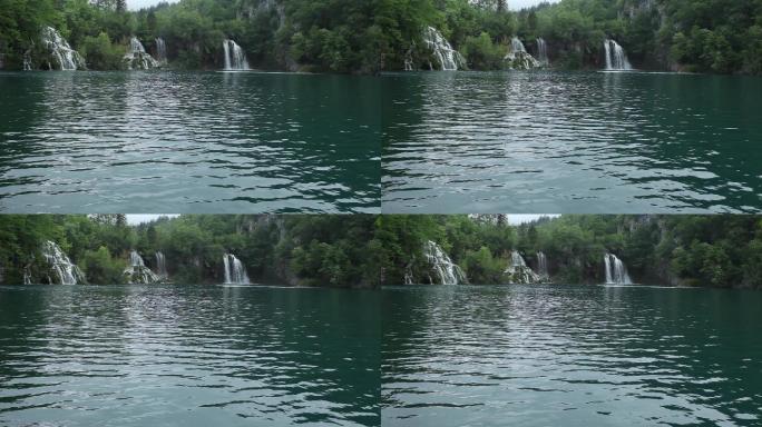 克罗地亚普利特维兹国家公园瀑布