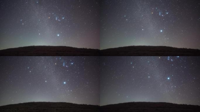 云南大山包景区冬季星空