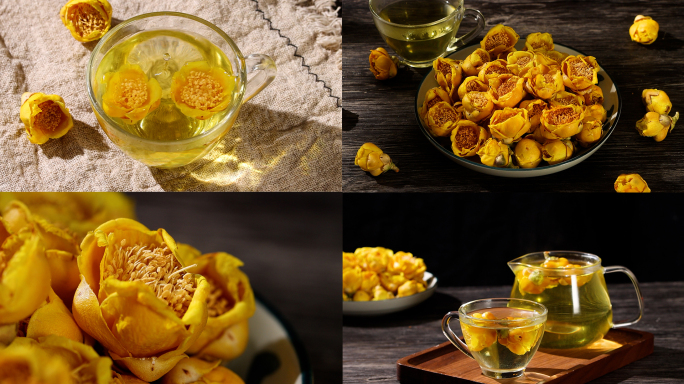 金花茶泡茶展示