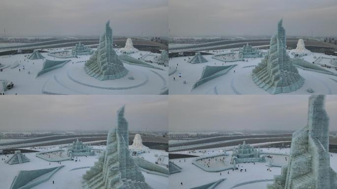 2022年日间拍摄哈尔滨冰雪大世界