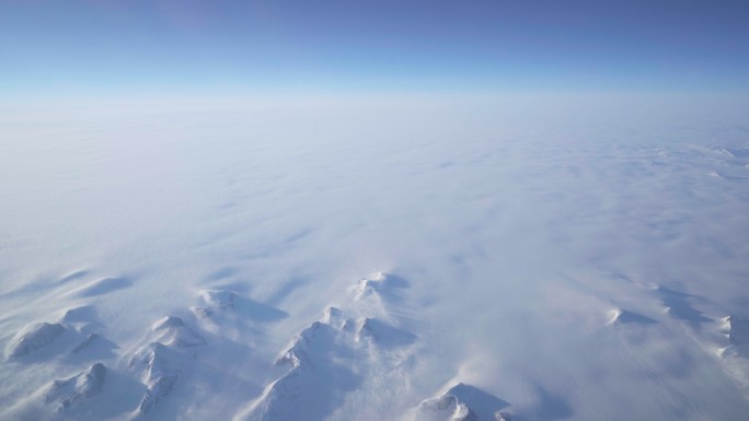 格陵兰岛数英里的冰