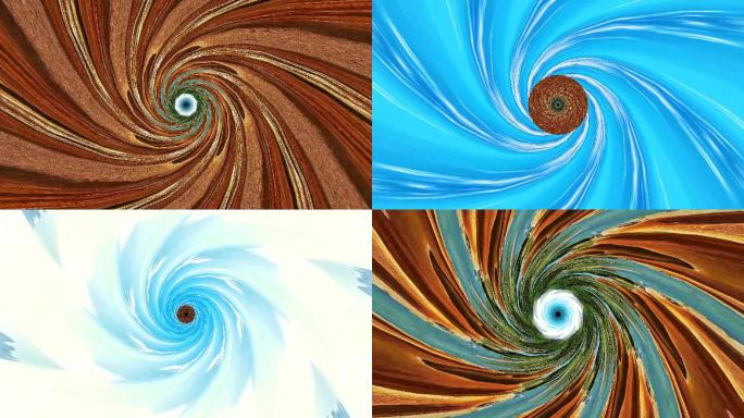 抽象螺旋动感空间魔幻眼睛VJ素材背景12