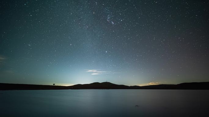 云南大山包风景区大海子星空银河